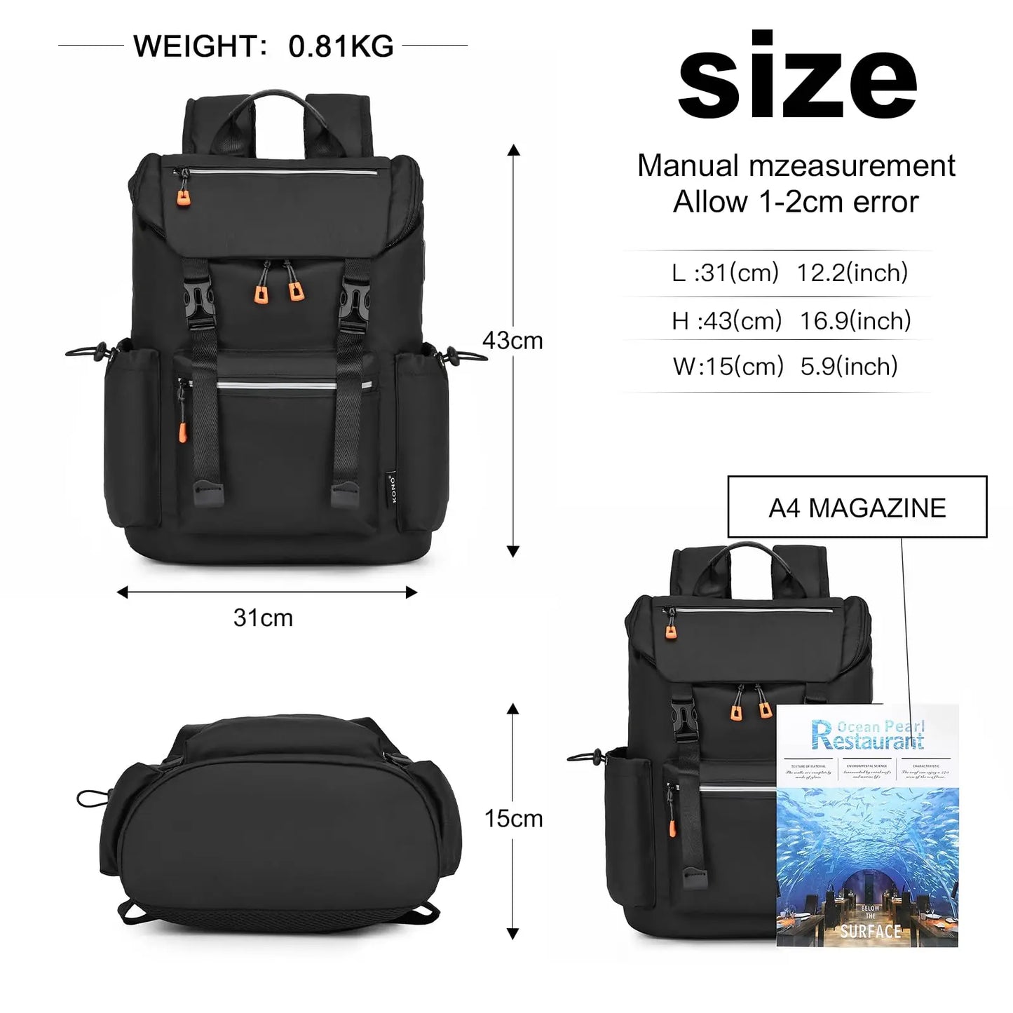 mochila para viajar