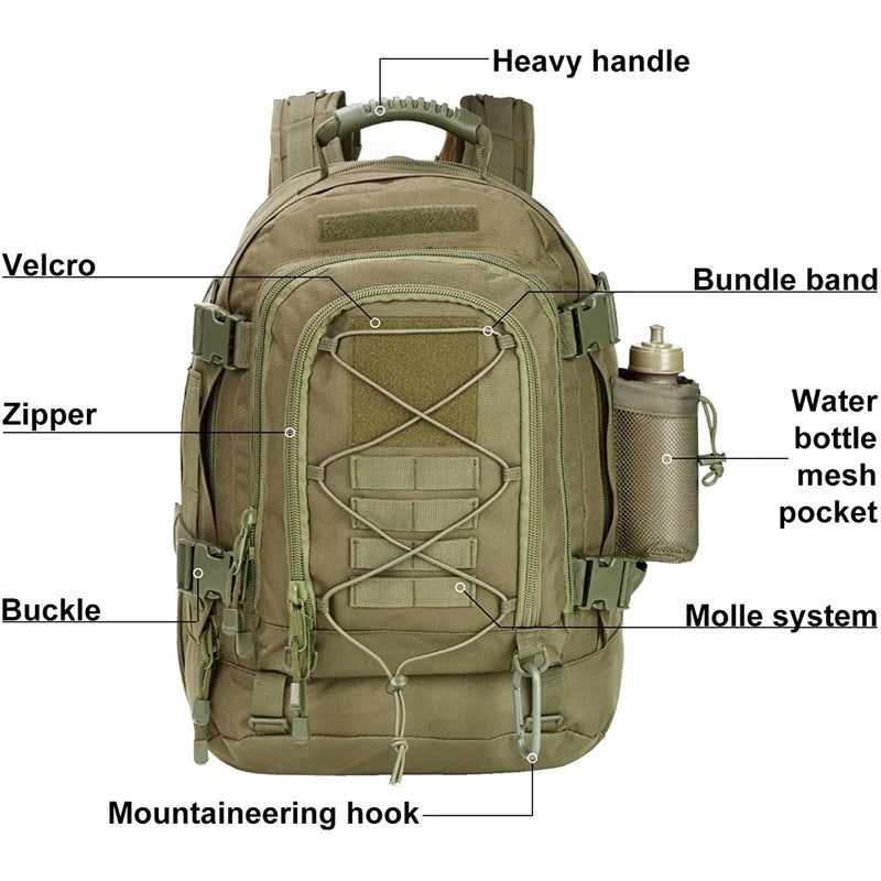 Mochila táctica para exteriores