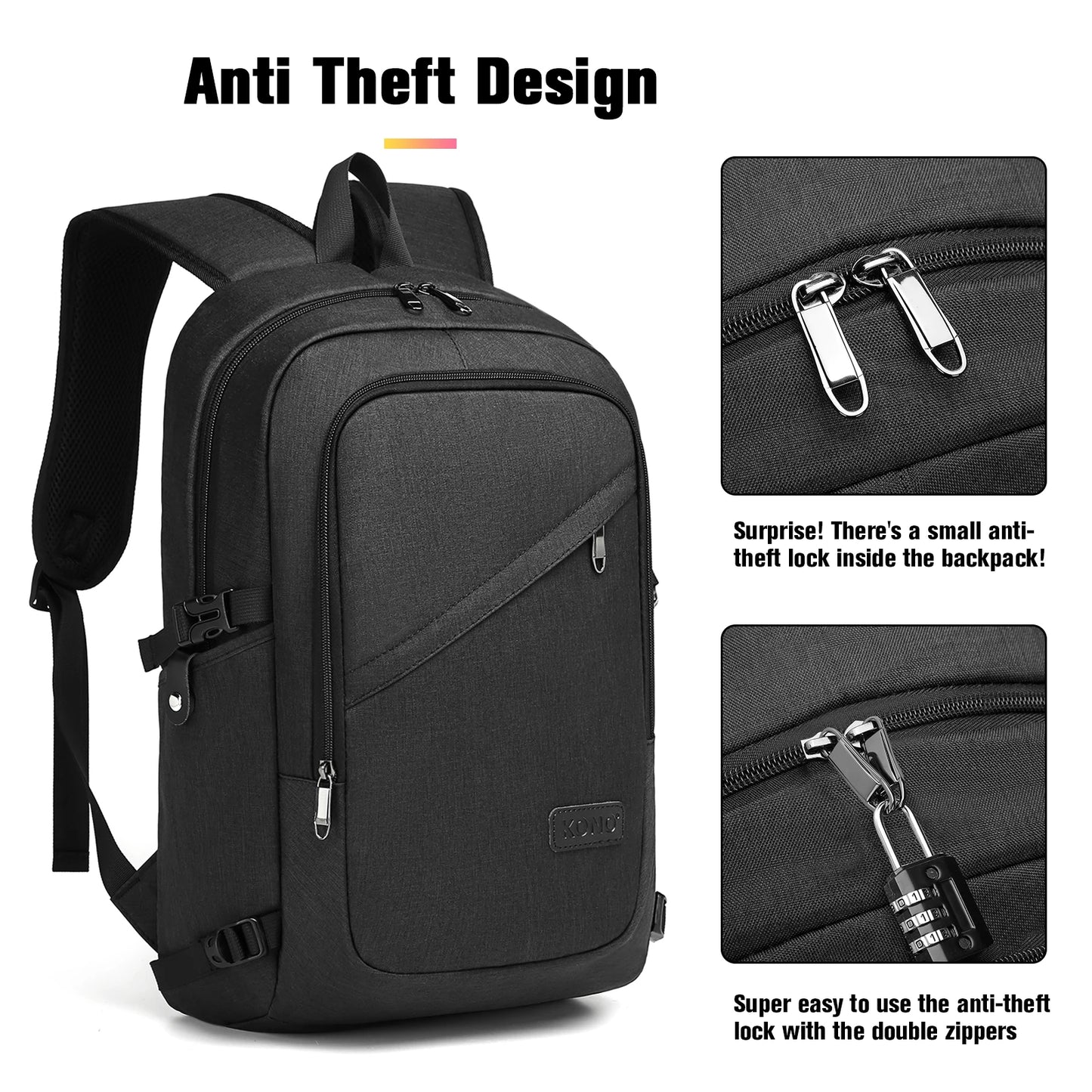 Mochila antirrobo para portátil