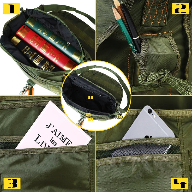 Bolso bandolera táctico