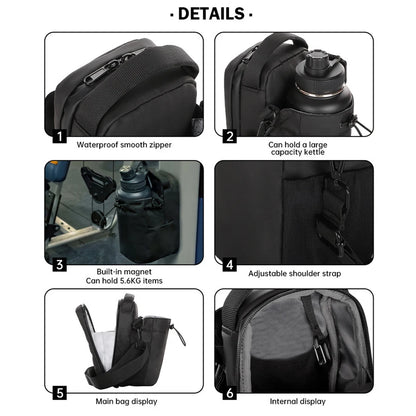 Bolsa para botella magnética