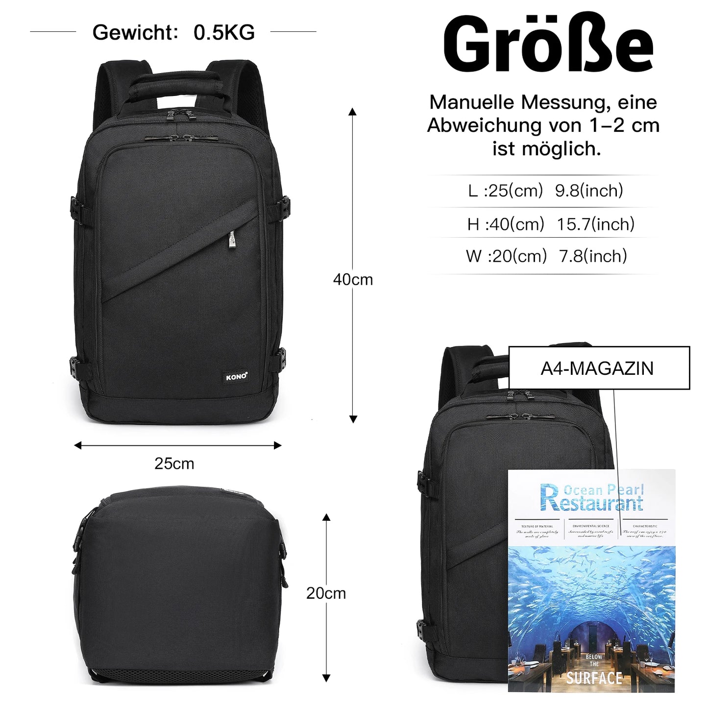 mochila de viaje