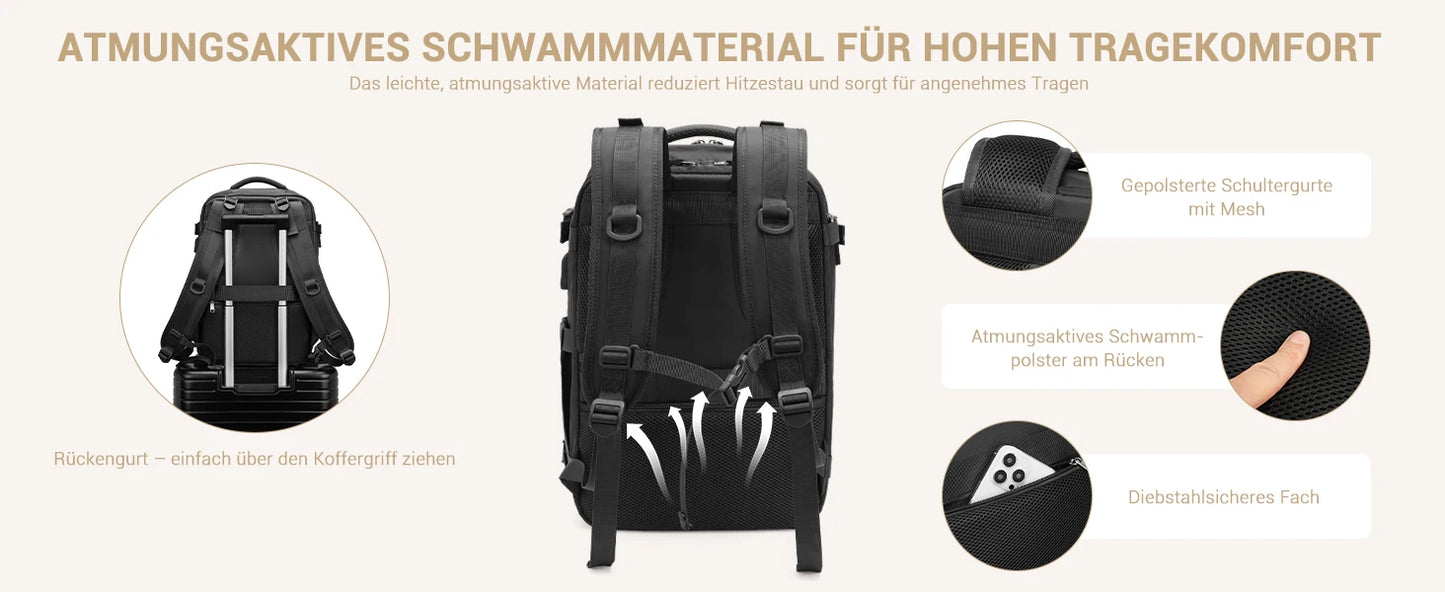 mochila de viaje