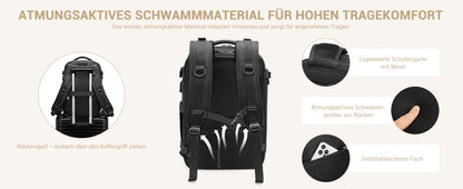 mochila de viaje