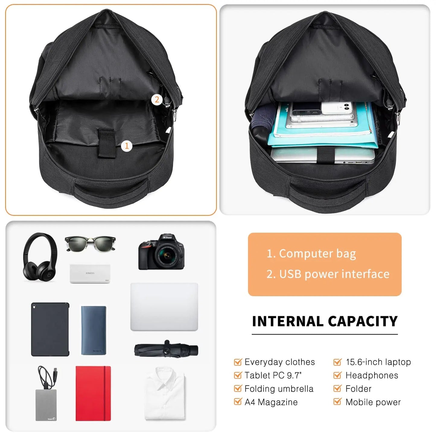 mochila para portátil