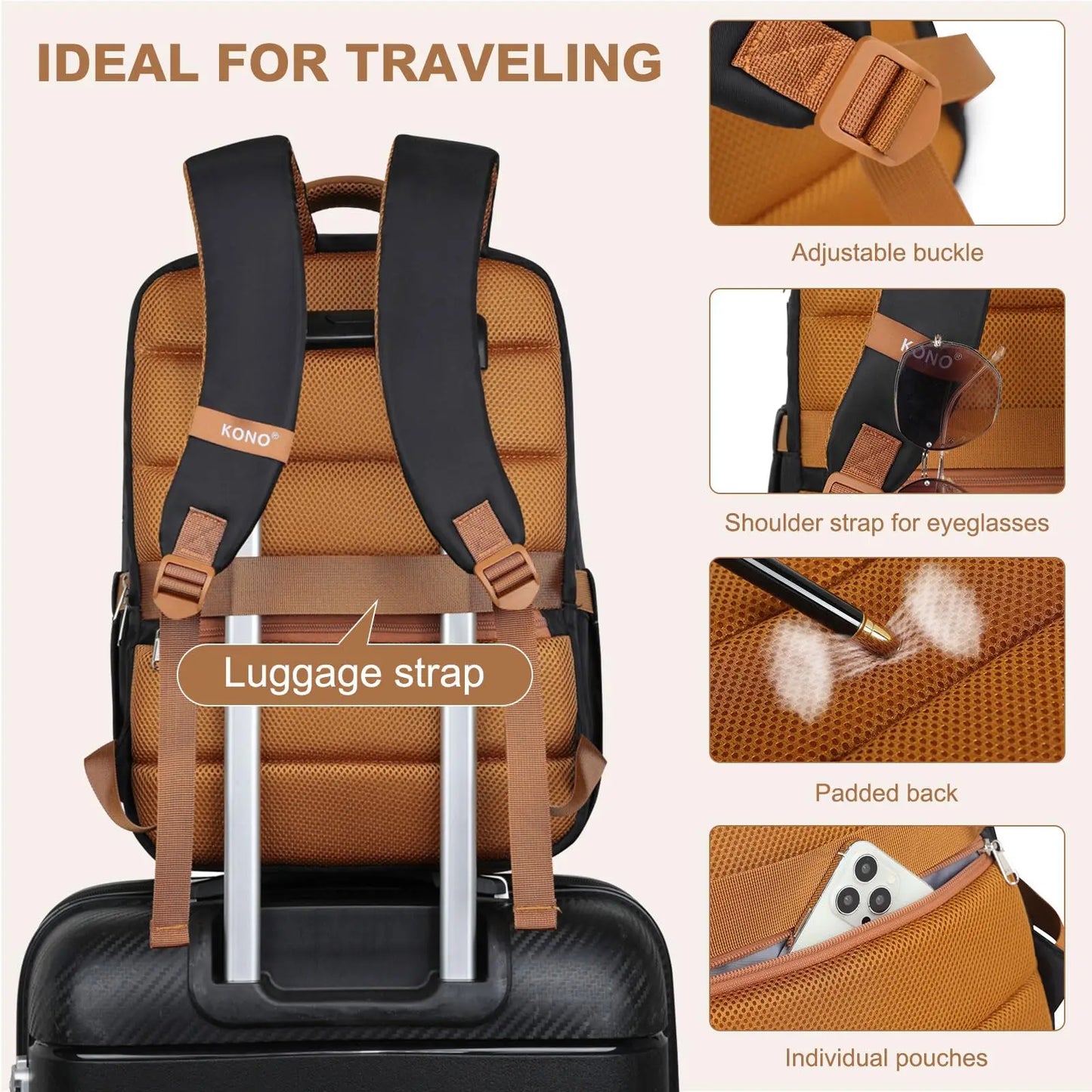 Mochilas para portátil mujer