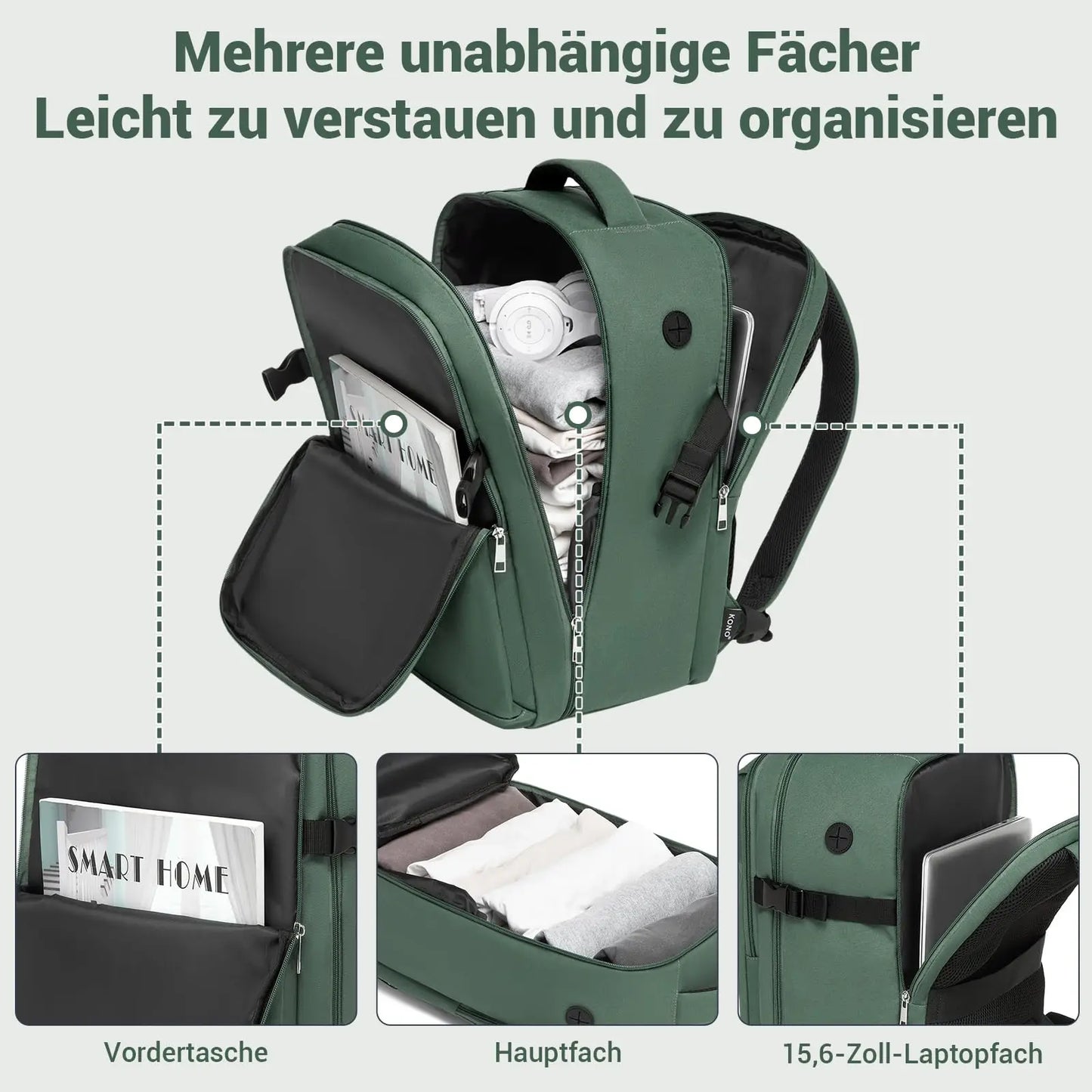 mochila de viaje