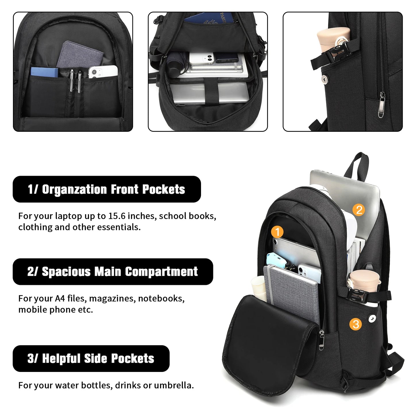 Mochila antirrobo para portátil