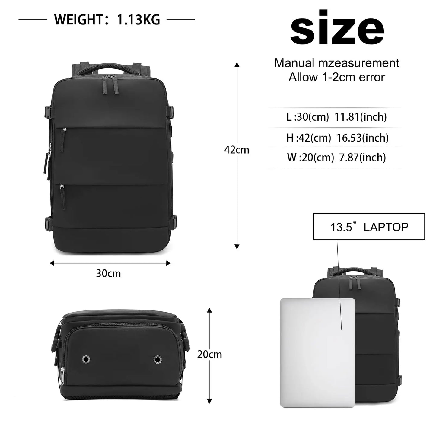mochila de viaje