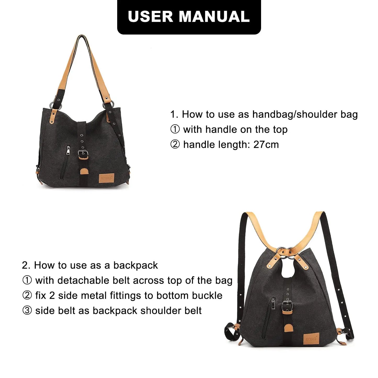Bolso multifuncional
