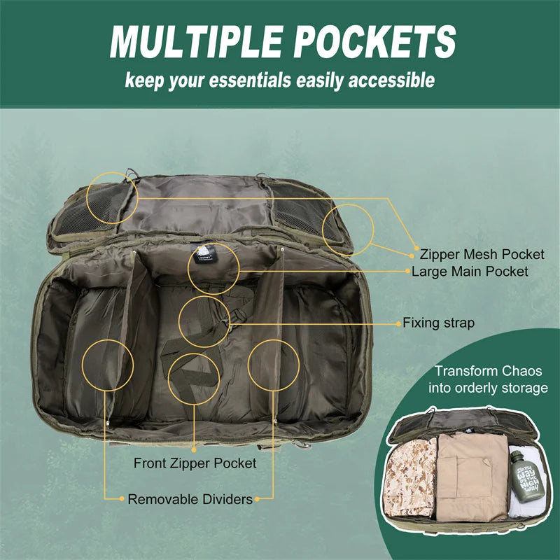 Mochila Táctica montañismo