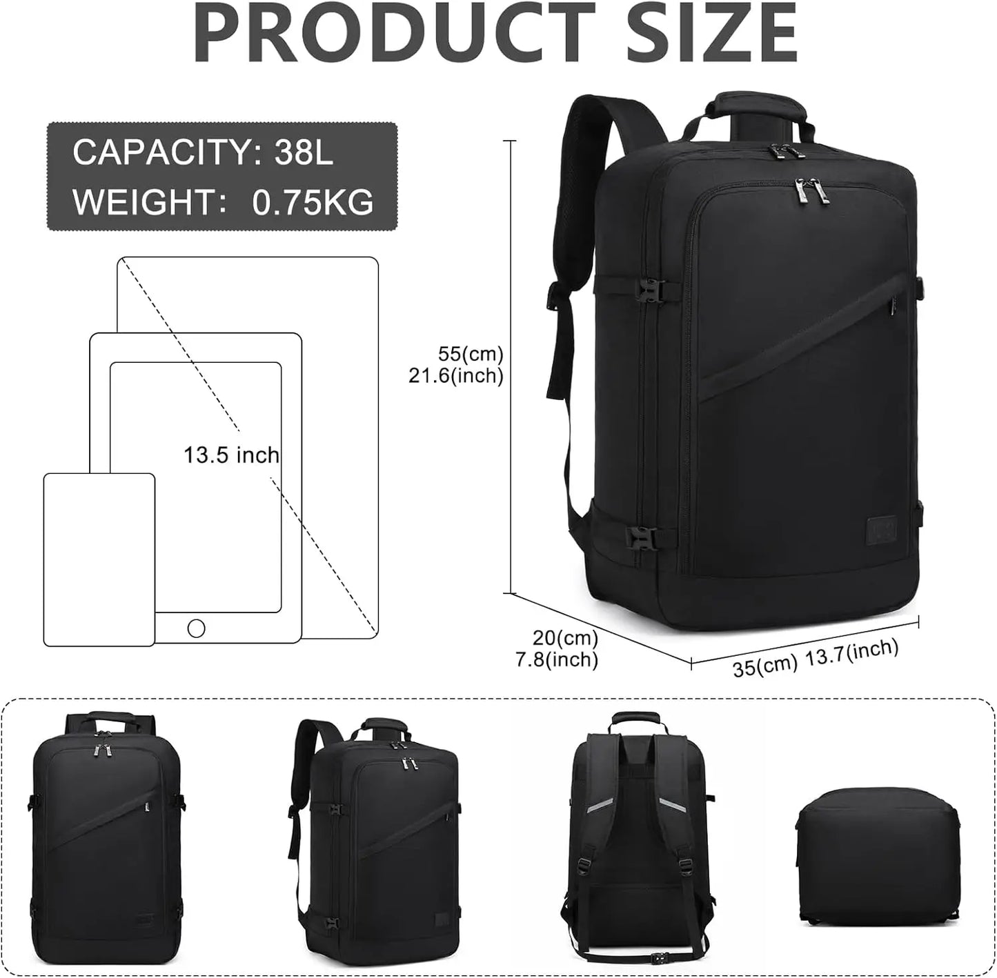 mochila de viaje